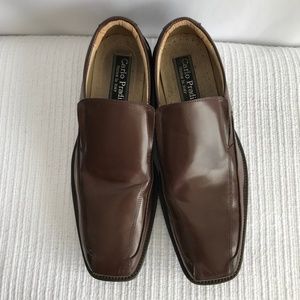 Carlo Pradi Brown Genuine Leather Men's Shoe